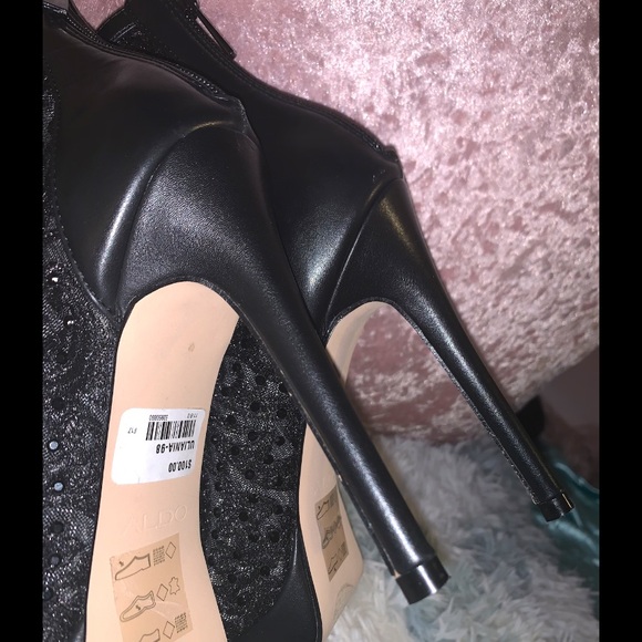 Uliania•Platform Ankle Bootie•Open Toe High heel - Picture 8 of 8